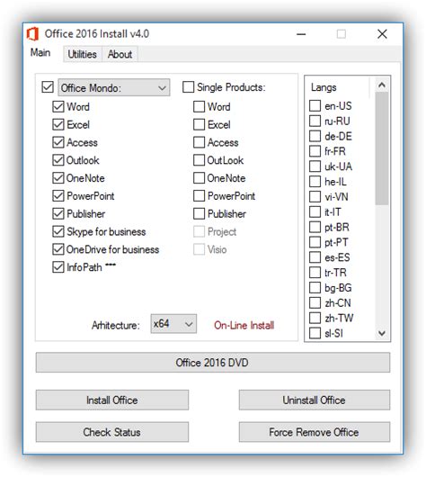 office 2016 instalador.
